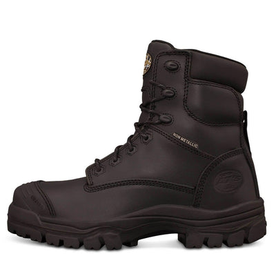 Oliver 150mm Black Zip Sided Boot - 45-645Z