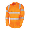 Tru Lightweight VIC Rail Hi-Vis Drill Shirt With Reflective Tape - CS1000T4