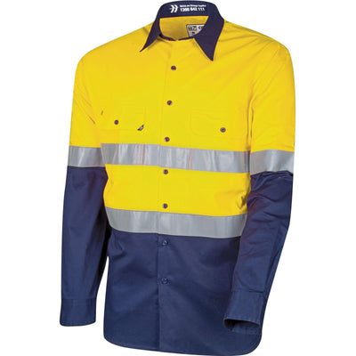 Tru Workwear Lightweight Vented Hi Vis Drill Shirt - CS2000T3