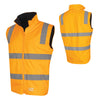 Tru Workwear Reversible Polyester Oxford Vest With Reflective Tape - VIC Rail - TV1915T4