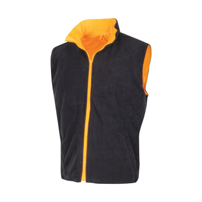 Tru Workwear Reversible Polyester Oxford Vest With Reflective Tape - VIC Rail - TV1915T4