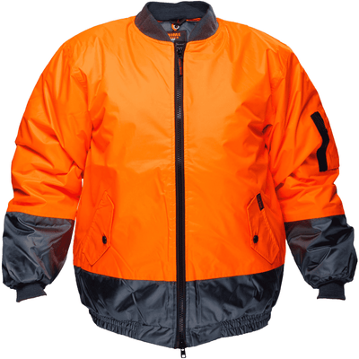 Prime Mover Hi Vis Bomber Jacket - MJ304