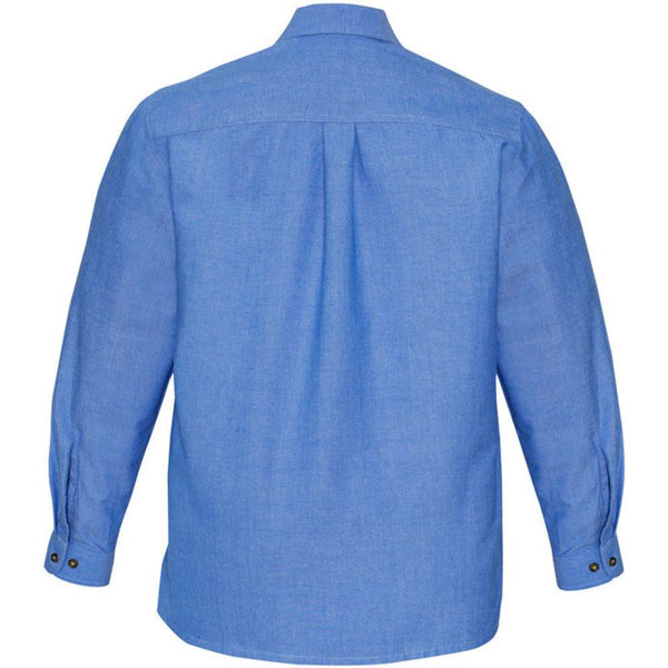 Biz Collection Wrinkle Free Chambray Shirt - SH112 - Essential Trade Wear